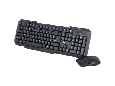 Gembird | Desktop Set | KBS-WM-02 | Keyboard and Mouse Set | Wireless | Mouse included | US | Black | USB | US | 450 g | Numeric keypad | Wireless connection - Image 3