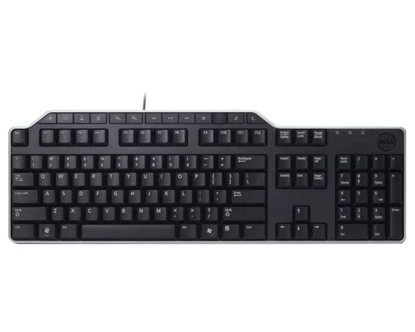 Dell | Keyboard | KB522 | Multimedia | Wired | Russian | Black | USB 2.0 | Numeric keypad