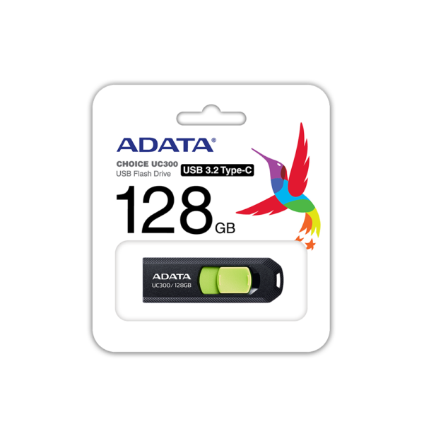 ADATA | FlashDrive | UC300 | 128 GB | USB 3.2 Gen 1 | Black - Image 3