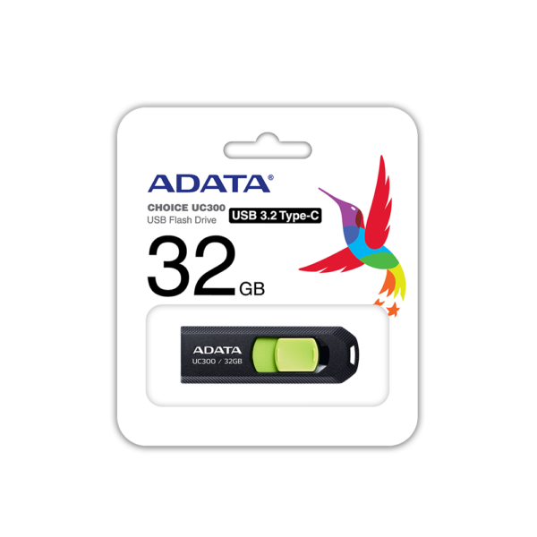 ADATA | FlashDrive | UC300 | 32 GB | USB 3.2 Gen 1 | Black - Image 3