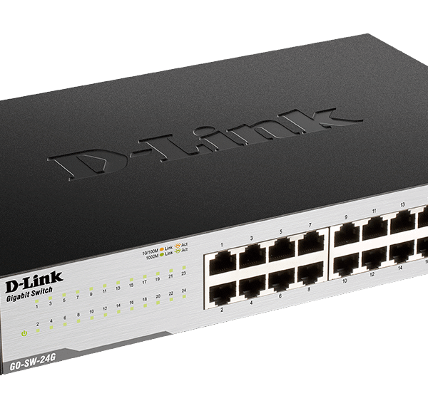 D-Link | 24-Port Gigabit Easy Desktop Switch | GO-SW-24G | Unmanaged | Desktop/Rackmountable | 24 month(s)