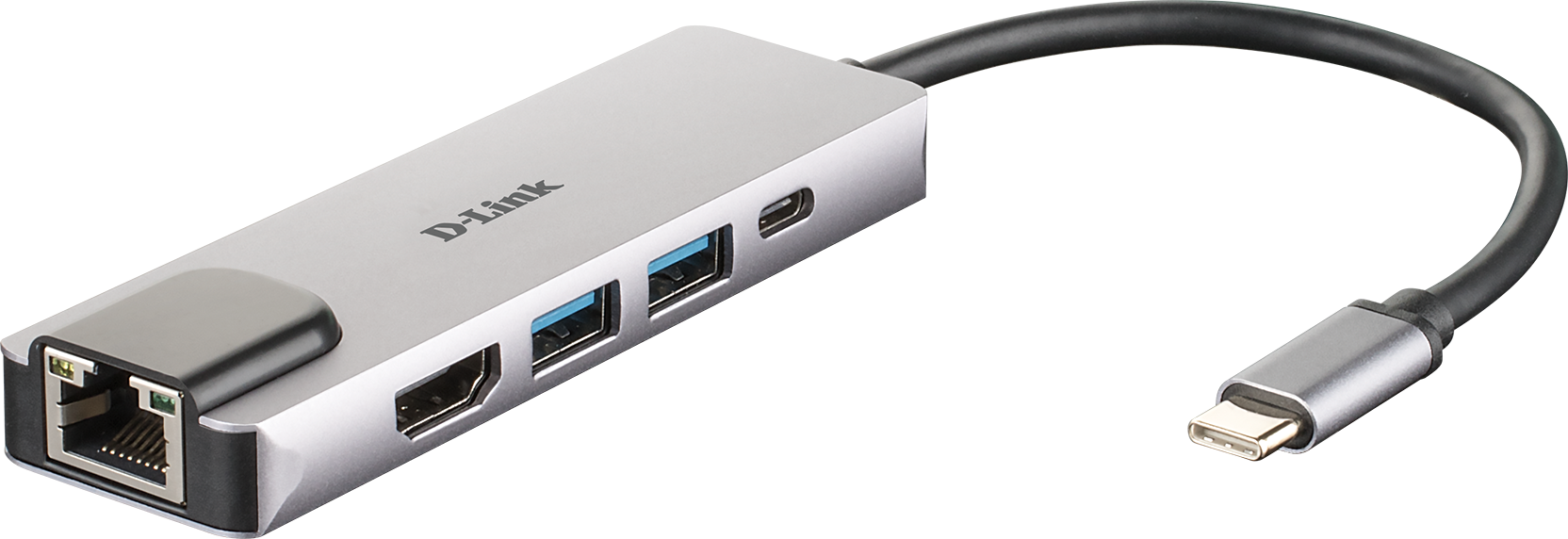 D-Link | 5-in-1 USB-C Hub with HDMI/Ethernet and Power Delivery | DUB-M520 | USB-C Hub | Warranty 24 month(s)