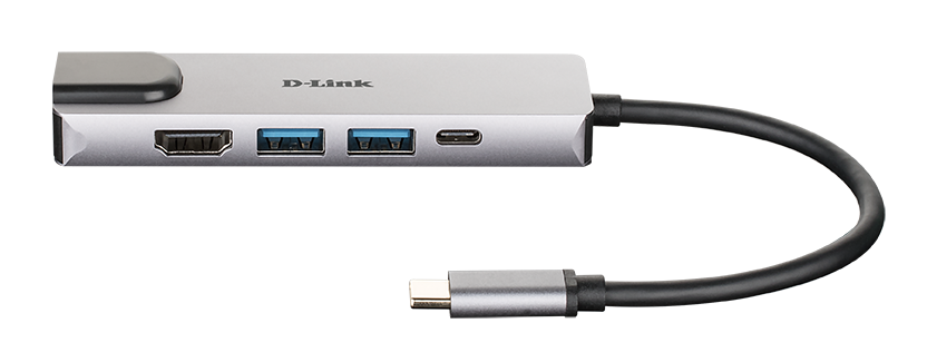 D-Link | 5-in-1 USB-C Hub with HDMI/Ethernet and Power Delivery | DUB-M520 | USB-C Hub | Warranty 24 month(s) - Image 3