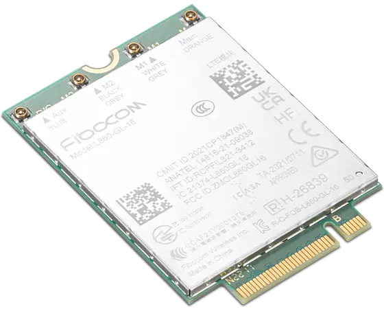 Lenovo | 4G LTE CAT16 M.2 WWAN Module | ThinkPad Fibocom L860-GL-16