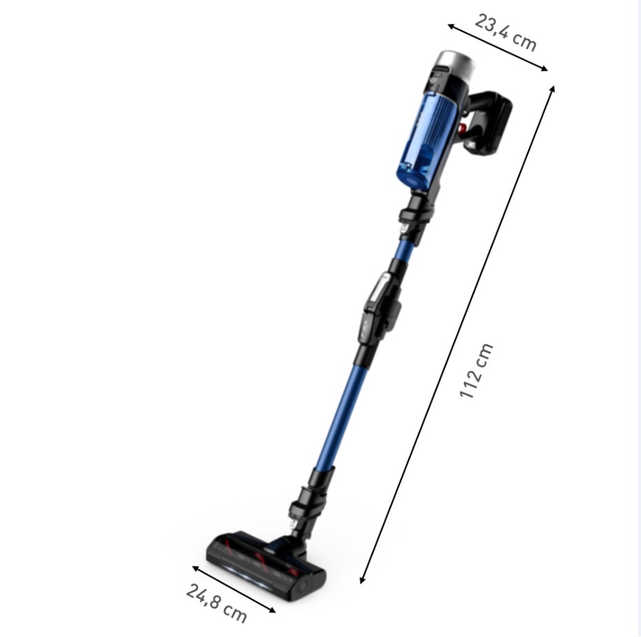 TEFAL Vacuum Cleaner | TY20C4WO X-Force Flex 9.60 Aqua | Cordless operating | Handstick | 250 W | Operating time (max) 45 min | Blue | Warranty 24 month(s) - Image 5