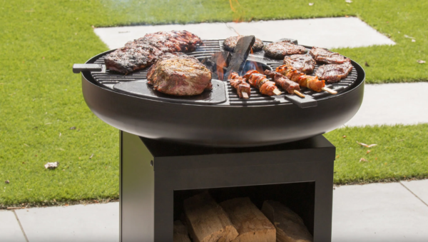 RedFire | MAT62 | Matanzas Firepit Plancha with Wood Storage - Image 4