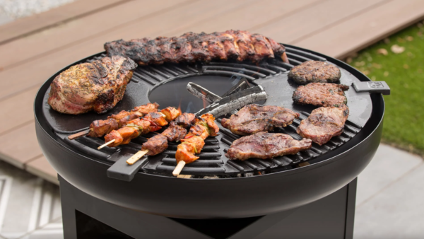 RedFire | MAT62 | Matanzas Firepit Plancha with Wood Storage - Image 6