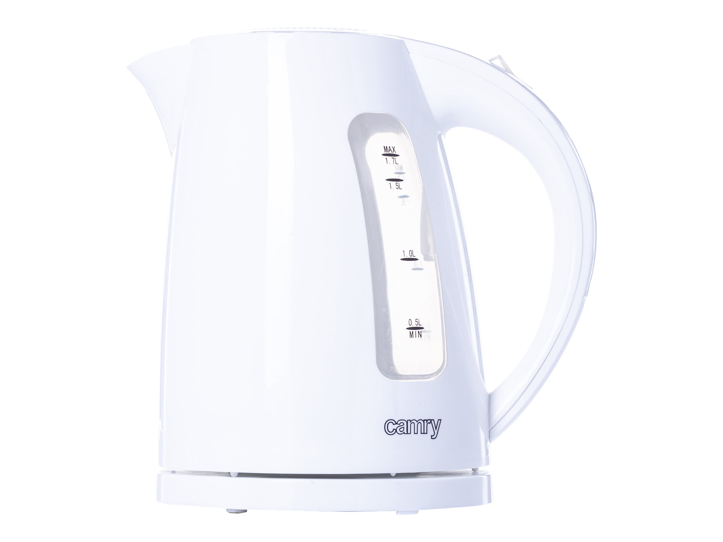 Camry | Kettle | CR 1255 | Standard | 2200 W | 1.7 L | Plastic | 360° rotational base | White - Image 2