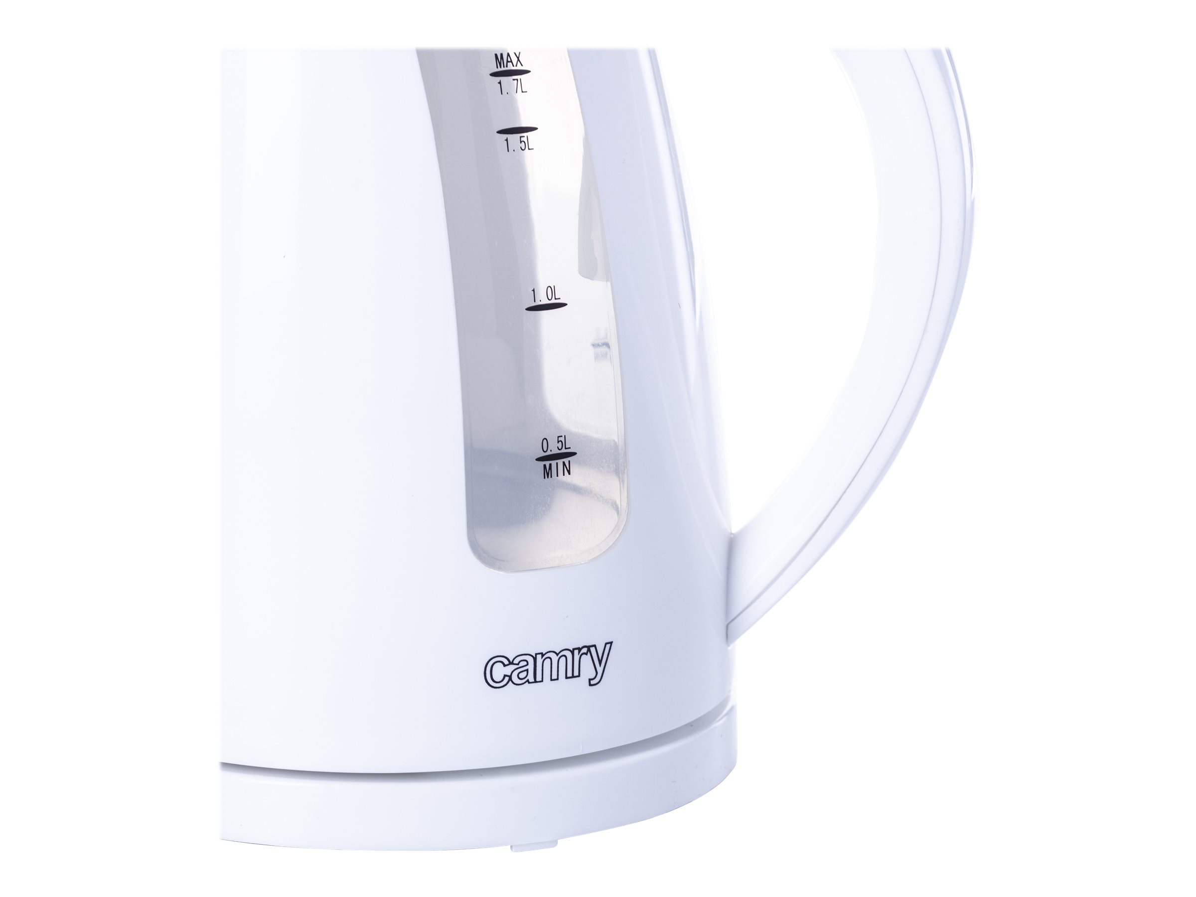 Camry | Kettle | CR 1255 | Standard | 2200 W | 1.7 L | Plastic | 360° rotational base | White - Image 5