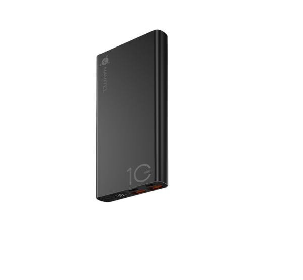 Navitel | Portable Charger | PWR10 AL BLACK | USB-A, USB-C | Lithium-ion - Image 2