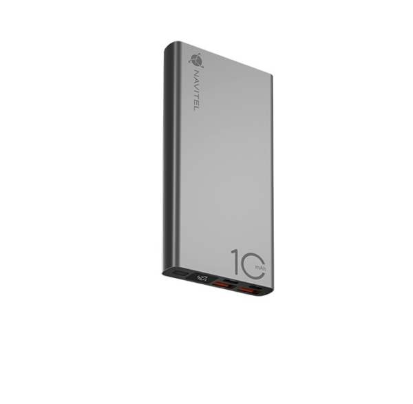 Navitel | Portable Charger | PWR10 AL SILVER | USB-A, USB-C | Lithium-ion