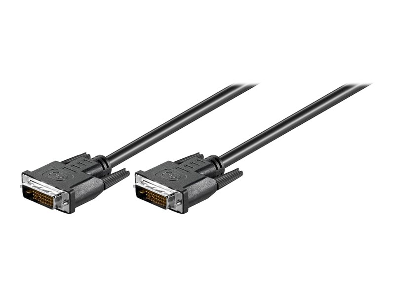 Goobay | DVI-D FullHD cable Dual Link, nickel plated | DVI-D male Dual-Link (24+1 pin) | DVI-D male Dual-Link (24+1 pin) | DVI to DVI | 1.8 m - Image 2