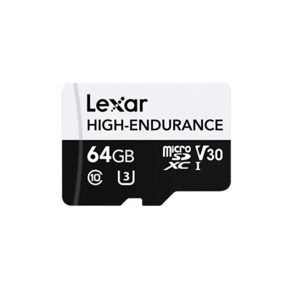 Lexar | Flash Memory Card | High-Endurance | 64 GB | microSDHC | Flash memory class UHS-I