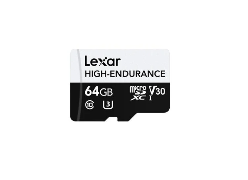 Lexar | Flash Memory Card | High-Endurance | 64 GB | microSDHC | Flash memory class UHS-I