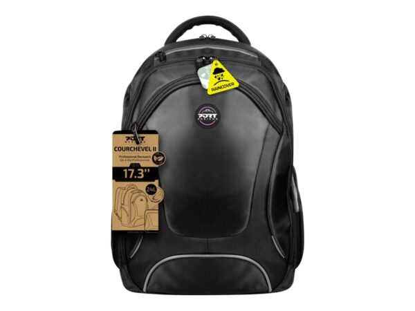 PORT DESIGNS | Courchevel | Fits up to size 17.3 " | Backpack | Black | Shoulder strap - Image 5