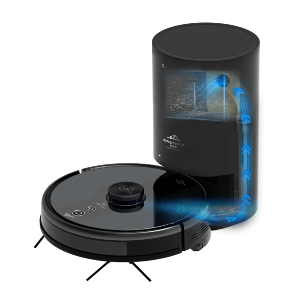 ETA | Robot Vacuum Cleaner | Master 2 PRO ETA622990000 | Wet&Dry | Operating time (max) 230 min | Li-ion | 5200 mAh | Dust capacity 3 L | Black - Image 9