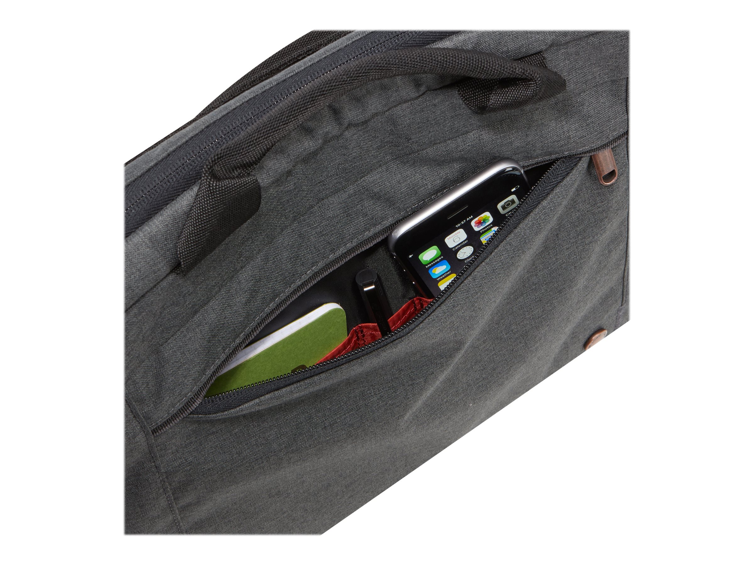 Case Logic | Era Attaché | Fits up to size 14 " | Messenger - Briefcase | Obsidian | Shoulder strap - Image 14