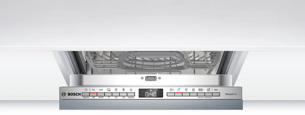 Dishwasher | SPV4HMX10E | Built-in | Width 45 cm | Number of place settings 10 | Number of programs 6 | Energy efficiency class E | Display | AquaStop function | White - Image 4