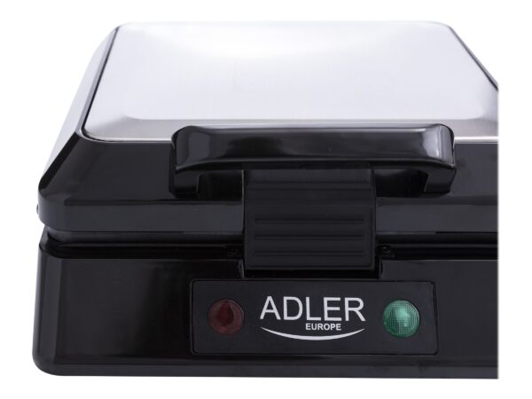 Adler | Waffle maker | AD 3036 | 1500 W | Number of pastry 4 | Belgium | Black - Image 7