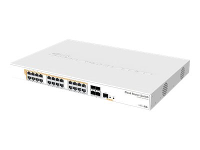 MikroTik | CRS328-24P-4S+RM Gigabit Ethernet POE/POE+ router/switch | Managed L3 | Rackmountable | Gigabit Ethernet (copper) ports quantity 24x 1GbE | SFP+ ports quantity 4x SFP+ | PoE/Poe+ ports quantity 24 | Power supply type Single | 12 month(s) - Image 3