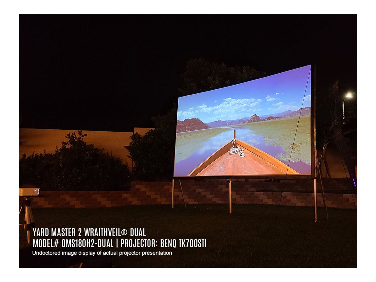 Elite Screens | Yard Master 2 Mobile Outdoor screen CineWhite | OMS100H2 | Diagonal 100 " | 16:9 | Viewable screen width (W) 222 cm - Image 5