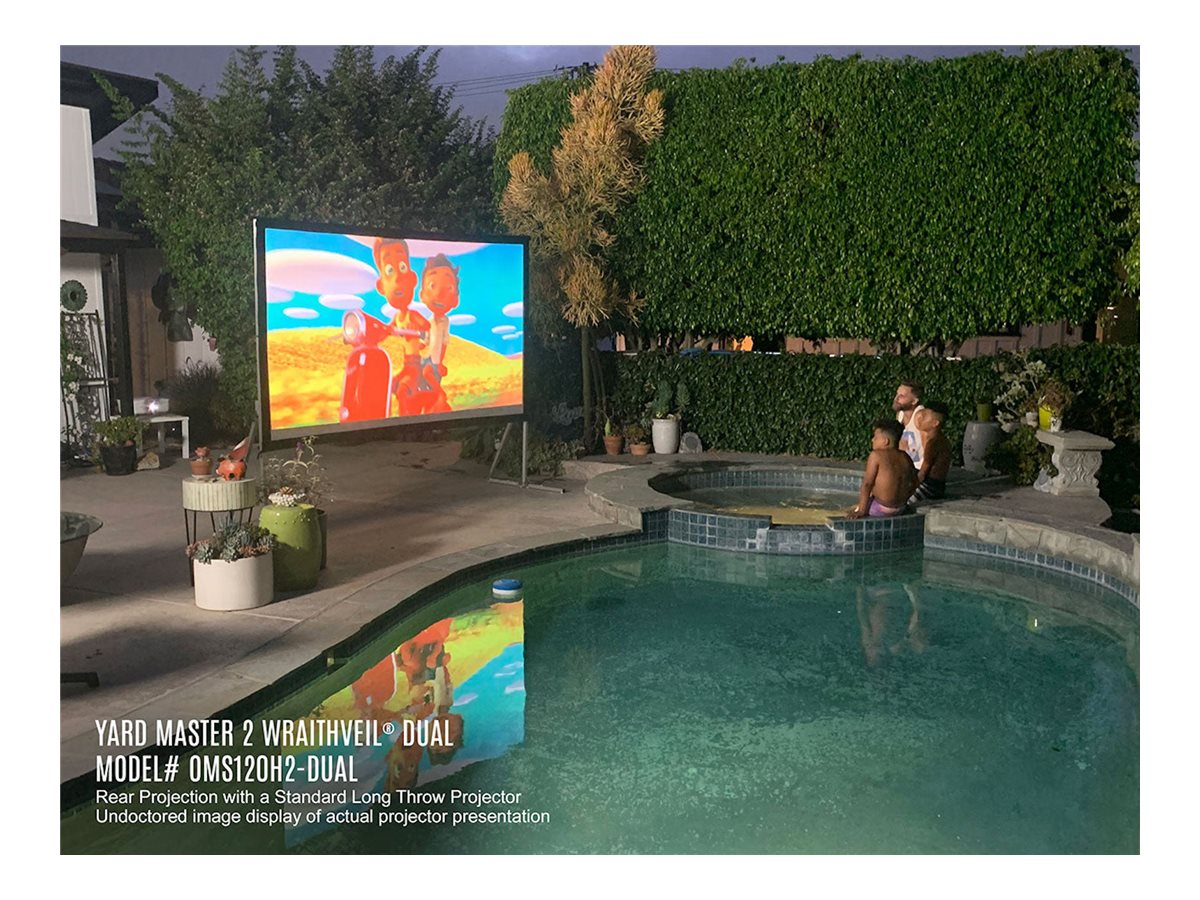 Elite Screens | Yard Master 2 Mobile Outdoor screen CineWhite | OMS100H2 | Diagonal 100 " | 16:9 | Viewable screen width (W) 222 cm - Image 10
