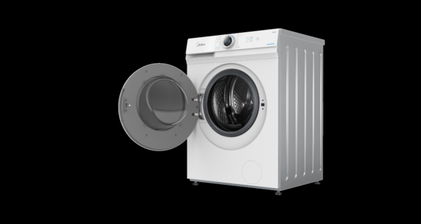 Midea Washing Machine | MF100W60/W | Energy efficiency class D | Front loading | Washing capacity 6 kg | 1000 RPM | Depth 40 cm | Width 60 cm | LED | White - Image 2