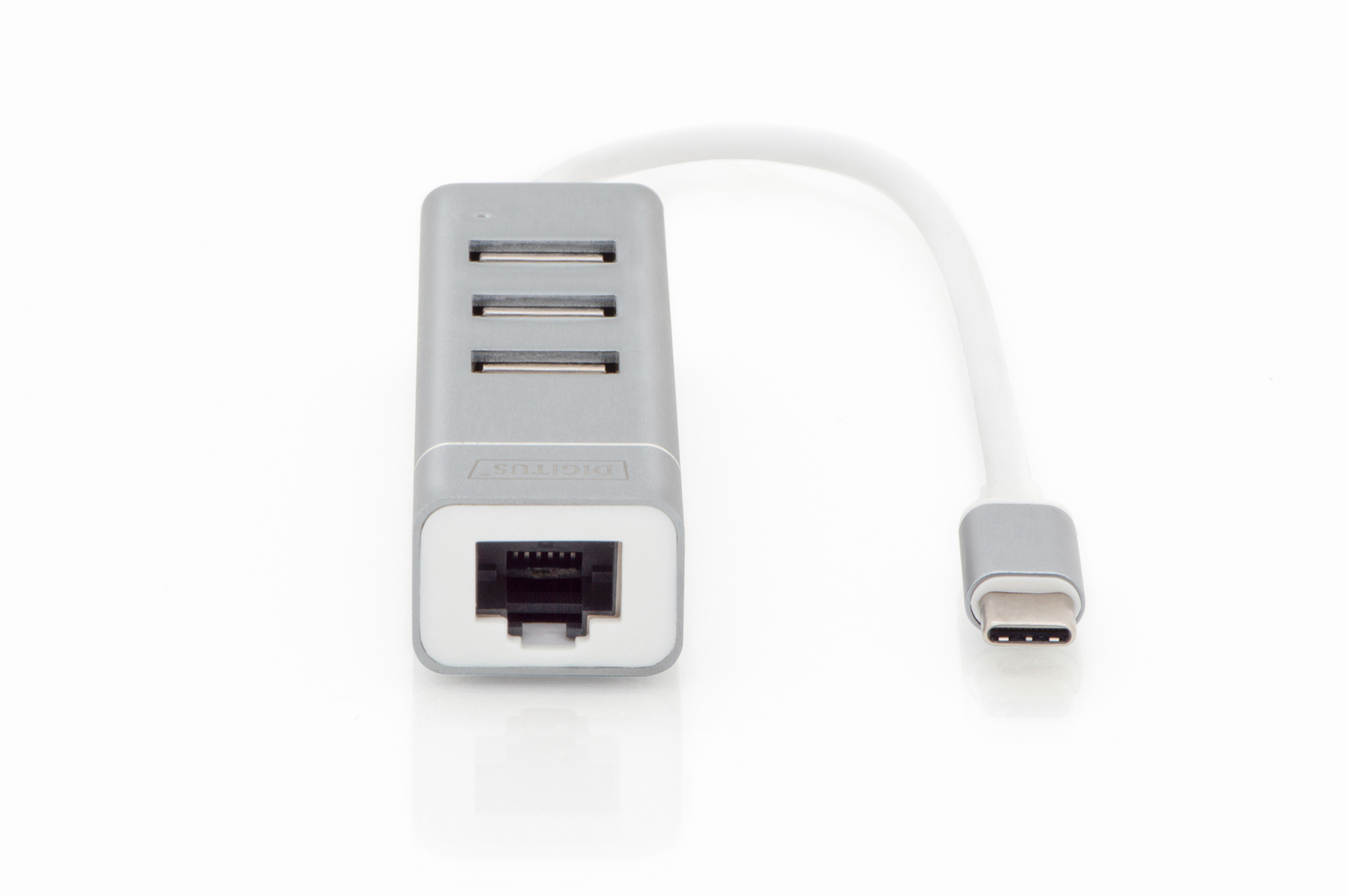 Digitus | USB Type-C 3-Port Hub + Fast Ethernet LAN Adapter | DA-70253 - Image 3