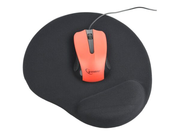 Gembird | Gel mouse pad with wrist support | Ergonomic mouse pad | 240 x 220 x 4 mm | Black - Image 4