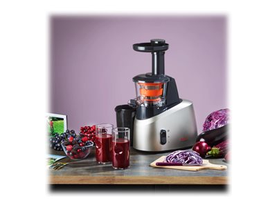 TEFAL | Slow Juicer | ZC255B38 | Type Electric | Silver/ black | 200 W | Extra large fruit input | Number of speeds 2 | 82 RPM - Image 4