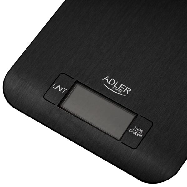 Adler Kitchen Scale | AD 3183b | Graduation 1 g | Black - Image 4