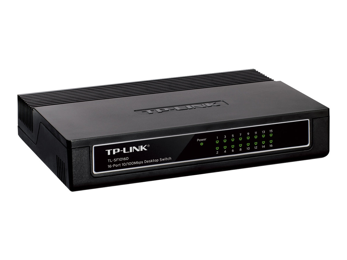 TP-LINK | Switch | TL-SF1016D | Desktop | 10/100 Mbps (RJ-45) ports quantity 16 | Power supply type External - Image 5