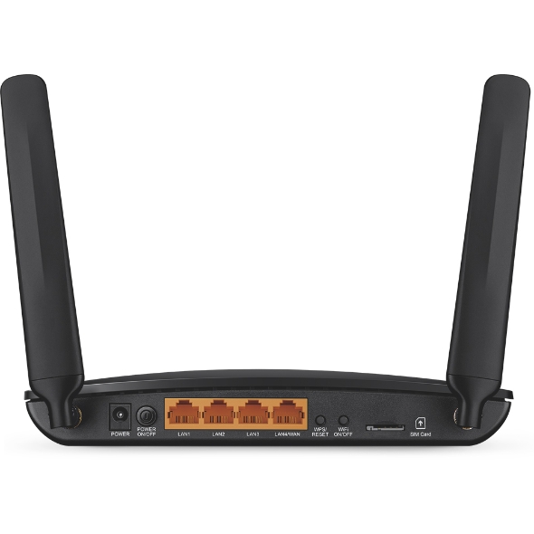 4G LTE Router | Archer MR200 | 802.11ac | 300+433 Mbit/s | 10/100 Mbit/s | Ethernet LAN (RJ-45) ports 3 | Mesh Support No | MU-MiMO No | 4G | Antenna type 2xDetachable antennas - Image 4