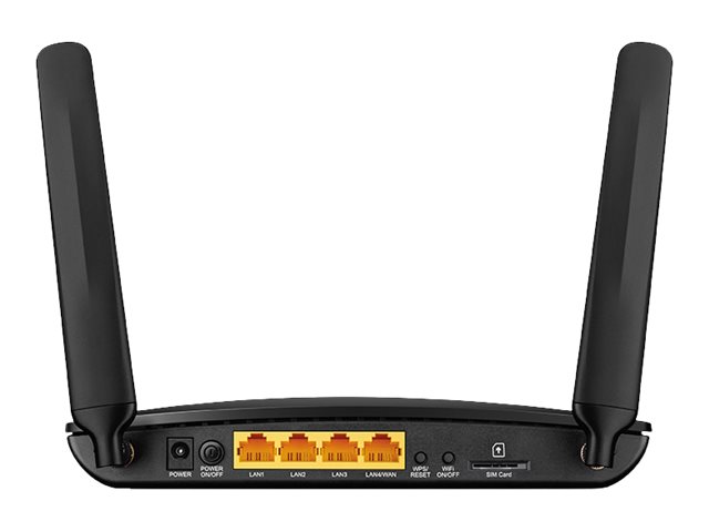 4G LTE Router | Archer MR200 | 802.11ac | 300+433 Mbit/s | 10/100 Mbit/s | Ethernet LAN (RJ-45) ports 3 | Mesh Support No | MU-MiMO No | 4G | Antenna type 2xDetachable antennas - Image 7