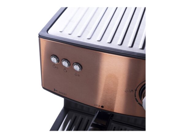 Adler | Espresso coffee machine | AD 4404cr | Pump pressure 15 bar | Built-in milk frother | Semi-automatic | 850 W | Cooper/ black - Image 9