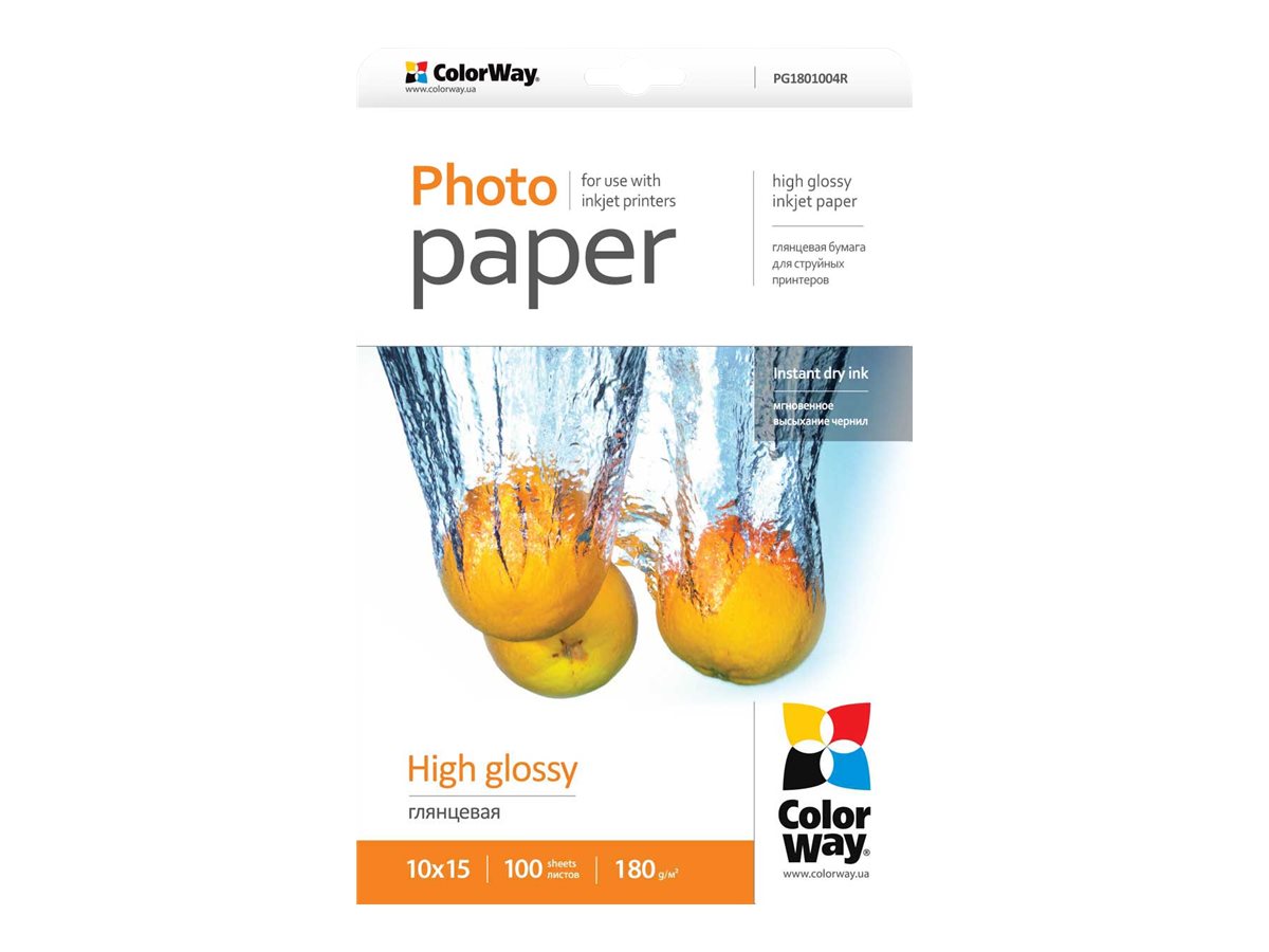 Photo Paper 100 pc. | PG1801004R | 180 g/m² | 10 x 15 cm | Glossy - Image 2
