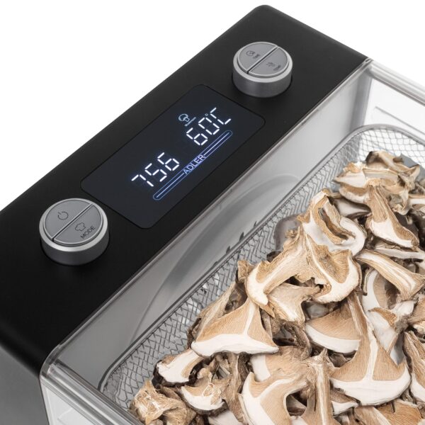Adler | Food Dehydrator | AD 6660 | Power 600 W | Number of trays 6 | Integrated timer | Black - Image 5