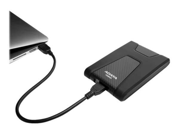 HD650 | 1000 GB | 2.5 " | USB 3.1 (backward compatible with USB 2.0) | Black | 1.Compatibility with specific host devices may vary and could be affected by system environment. 2.Connecting via USB 2.0 requires plugging in to two USB ports for sufficient power delivery. A USB Y-cable will be needed. - Image 6