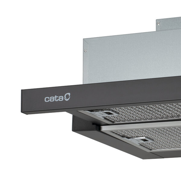 CATA | Hood | TFH 6630 BK /A | Telescopic | Energy efficiency class A+ | Width 60 cm | 605 m³/h | Touch Control | LED | Black - Image 5