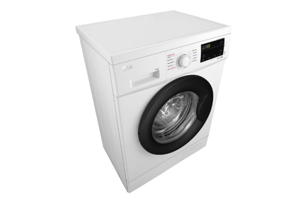 LG | Washing machine | F2J3WSBWE | Energy efficiency class E | Front loading | Washing capacity 6.5 kg | 1200 RPM | Depth 44 cm | Width 60 cm | LED | Steam function | Direct drive | White - Image 8