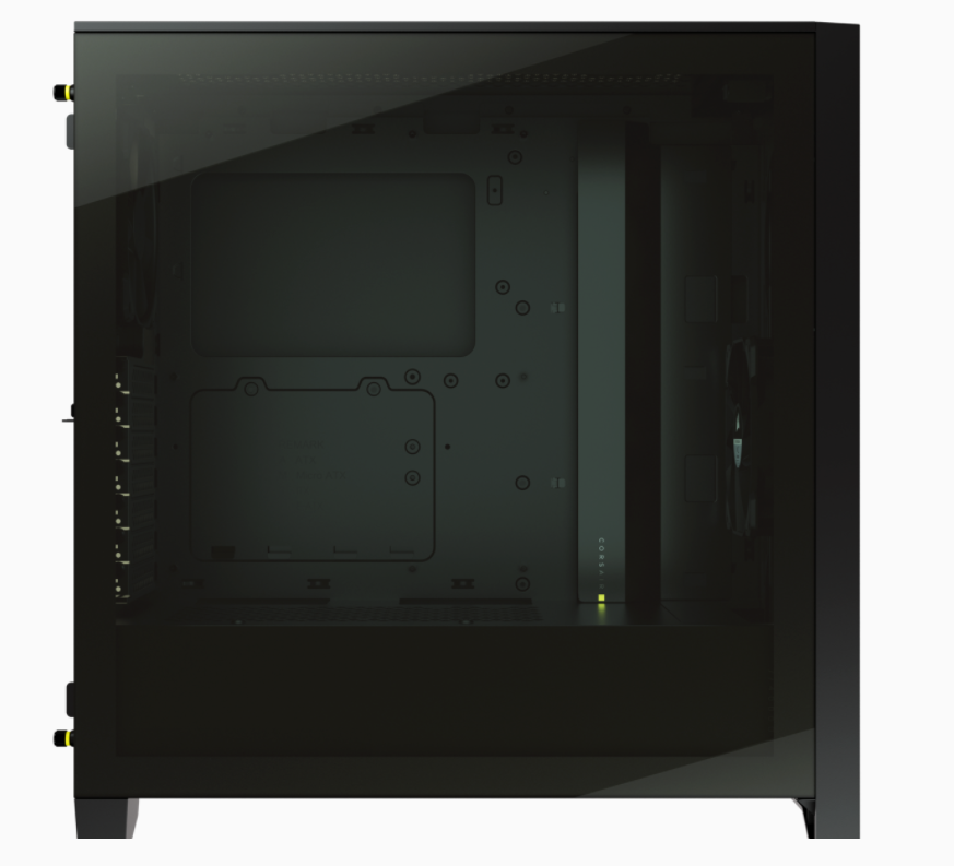 Corsair | Computer Case | 4000D | Side window | Black | ATX | Power supply included No | ATX - Image 3