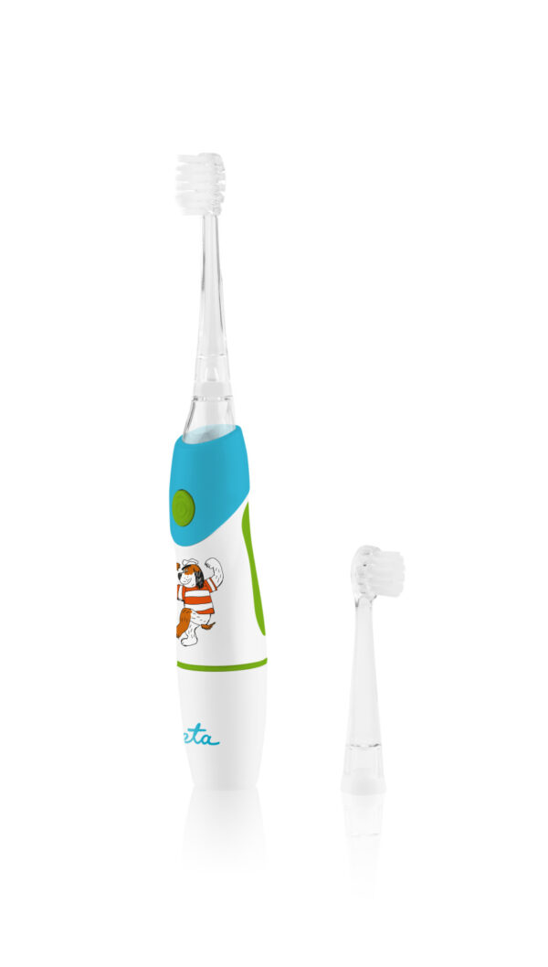 ETA | SONETIC Toothbrush | ETA071090000 | Rechargeable | For kids | Number of brush heads included 2 | Number of teeth brushing modes Does not apply | Sonic technology | White/Light blue - Image 5