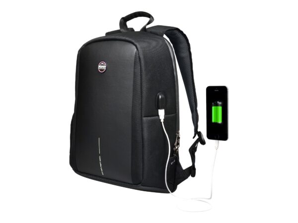 PORT DESIGNS | Chicago EVO | ANTI-THEFT | Fits up to size 15.6 " | Backpack | Black | 13-15.6 " | Shoulder strap - Image 3