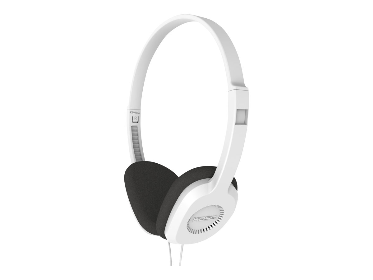 Koss | Headphones | KPH8w | Wired | On-Ear | White - Image 3