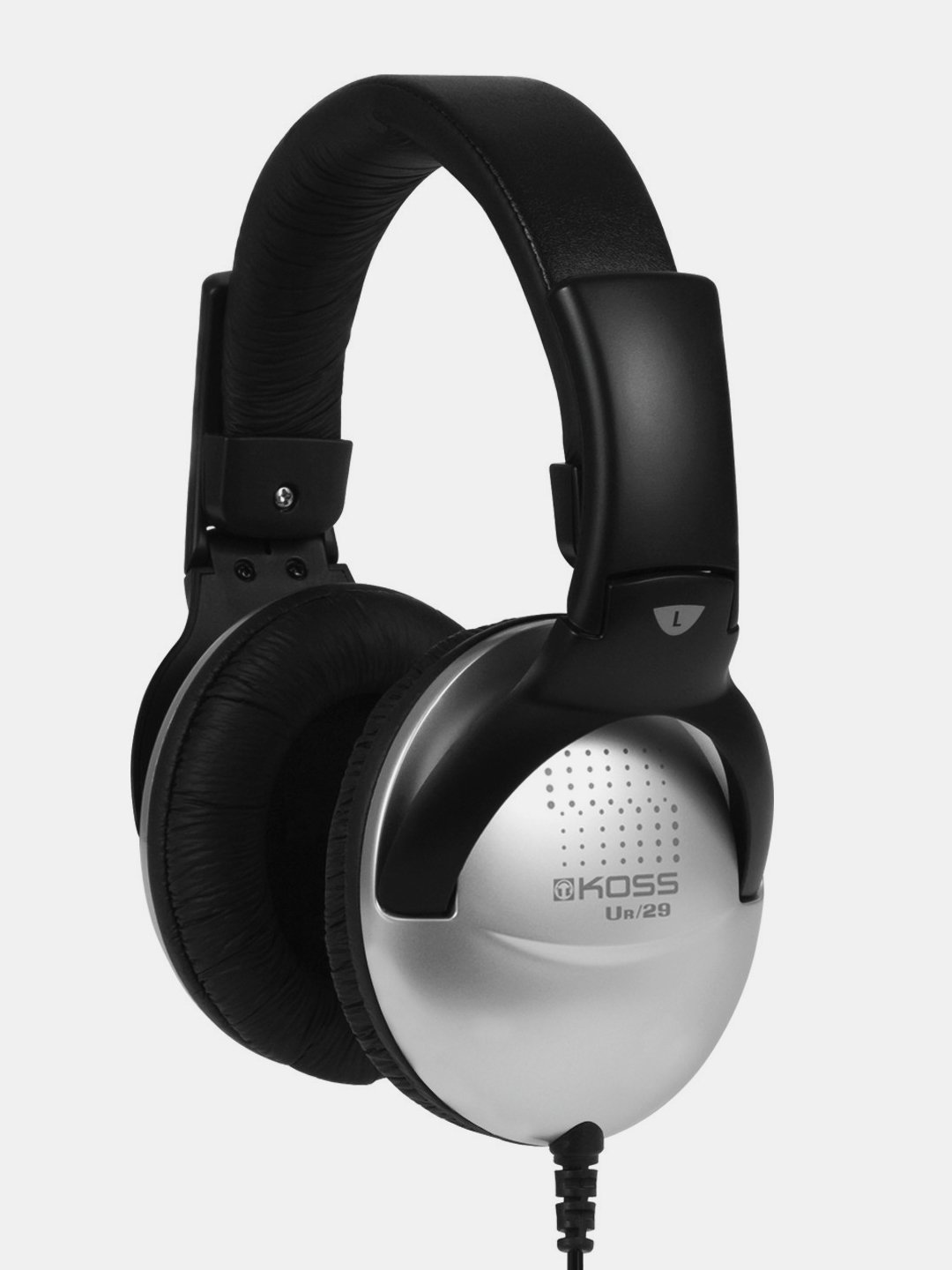 Koss | Headphones | UR29 | Wired | On-Ear | Noise canceling | Black/Silver - Image 2