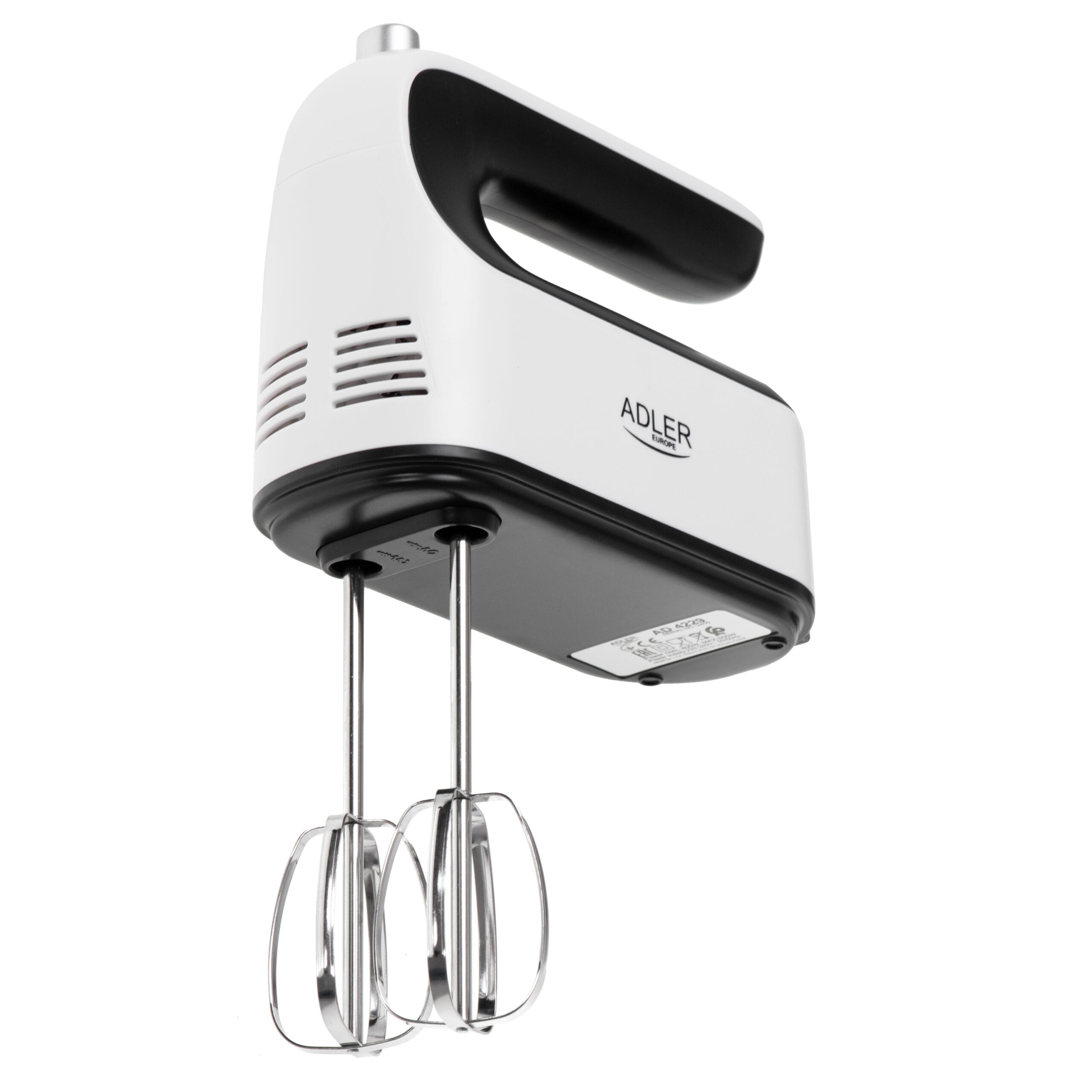 Adler Hand Mixer | AD 4229 | Hand Mixer | 600 W | Number of speeds 9 | Turbo mode | Black/White - Image 3