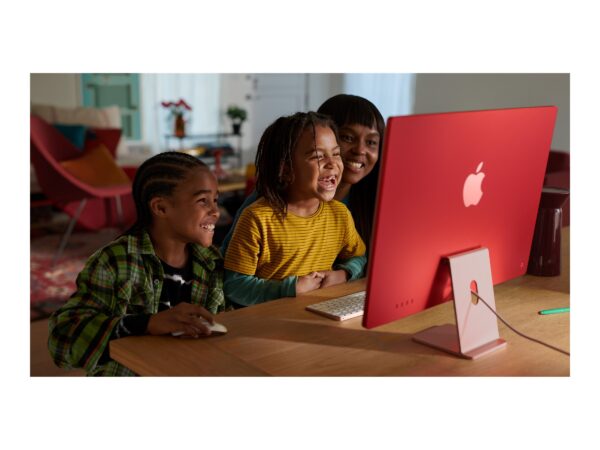 Apple iMac 24” 4.5K Retina, Apple  M3 8C CPU, 10C GPU/8GB/512GB SSD/Pink/SWE | Apple - Image 12