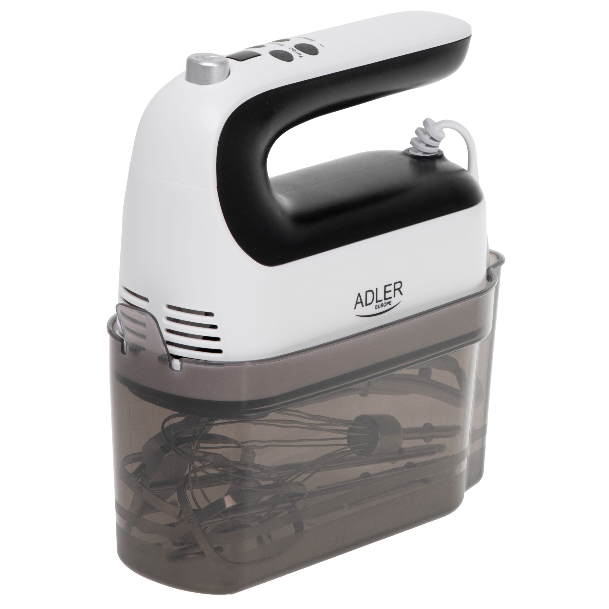 Adler Hand Mixer | AD 4229 | Hand Mixer | 600 W | Number of speeds 9 | Turbo mode | Black/White - Image 8