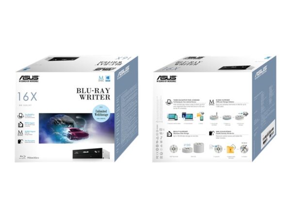 Asus | BW-16D1HT | Internal | Interface SATA | Blu-Ray | CD read speed 48 x | CD write speed 48 x | Black | Desktop - Image 6