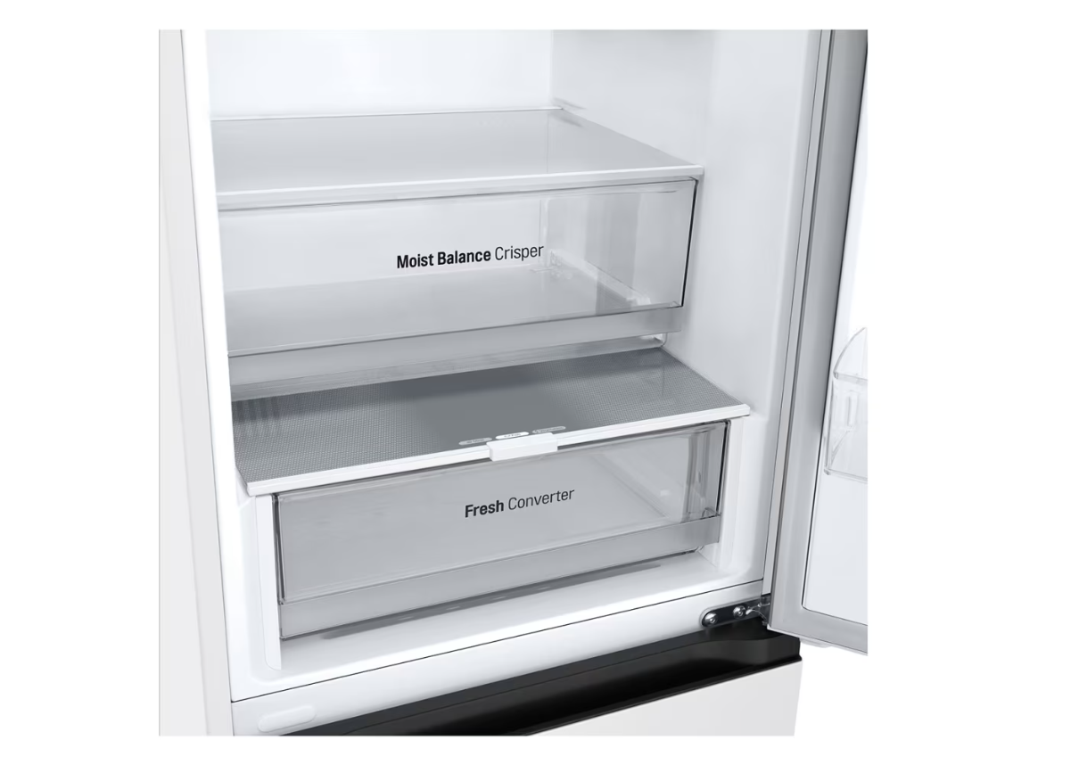 LG Refrigerator | GBV3100ESW | Energy efficiency class E | Free standing | Combi | Height 186 cm | No Frost system | Fridge net capacity 234 L | Freezer net capacity 110 L | Display | 35 dB | White - Image 8